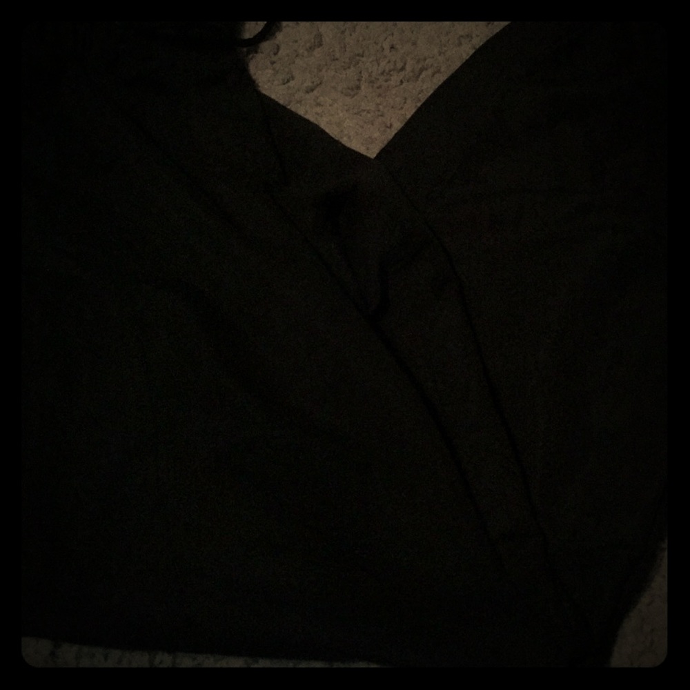 Black baggie pants worn once